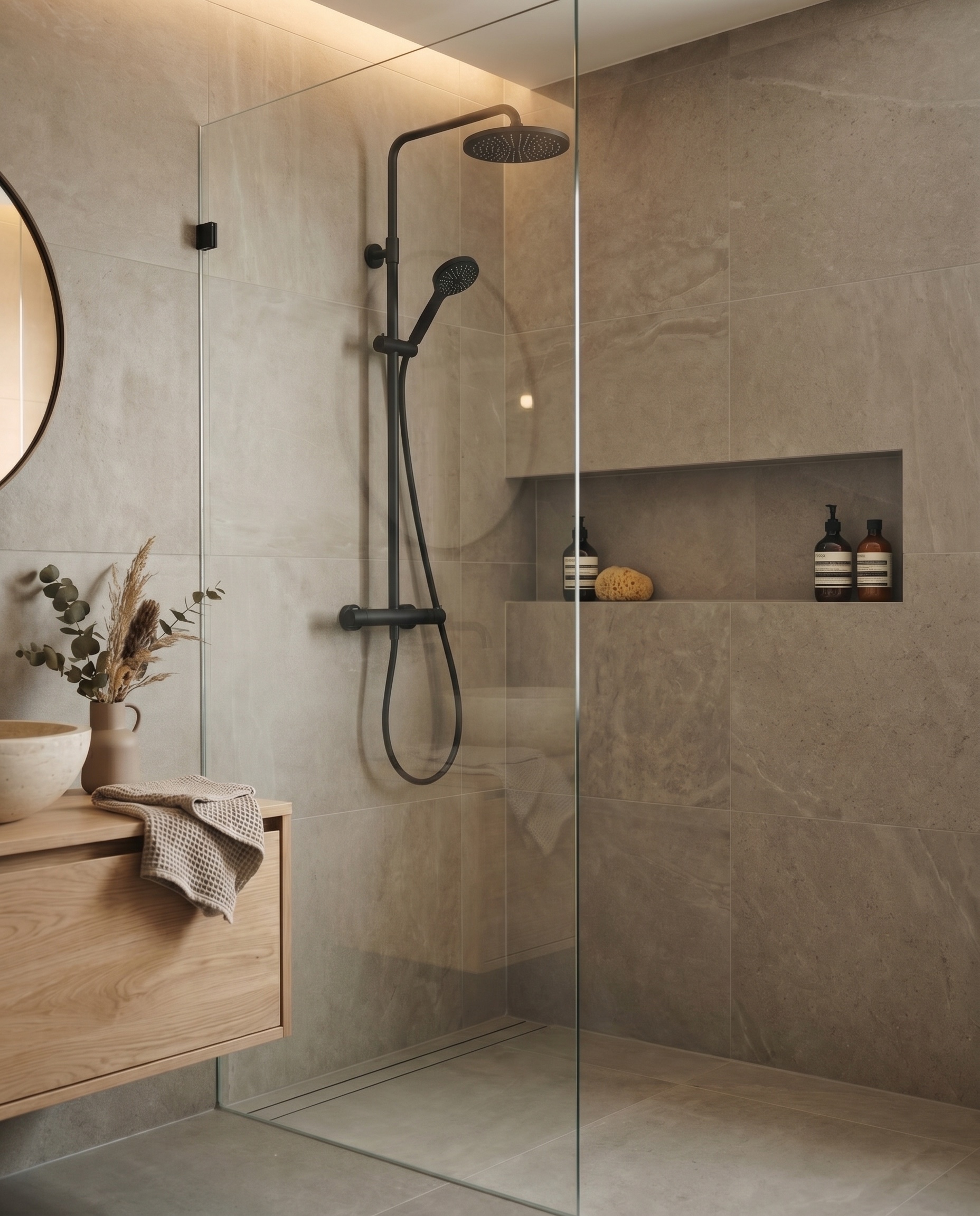 Badsanierung — Dusche & Nische